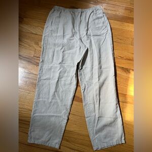 J.Crew linen pull on pants, size M